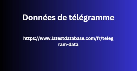 Données de télégramme