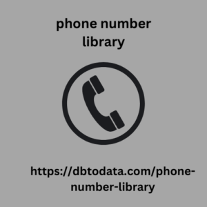 phone number library 