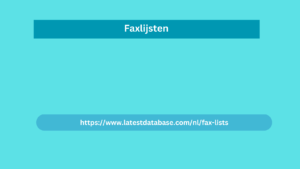 Faxlijsten