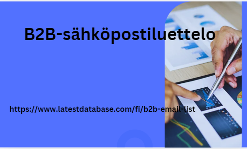 B2B-sähköpostiluettelo